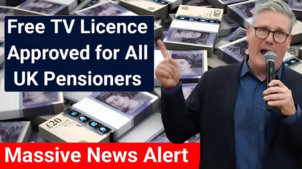 UK Government Free TV Licence for Pensioners