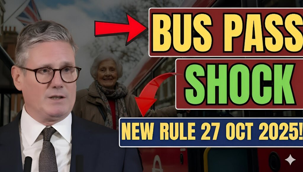 UK bus pass rule change 2025